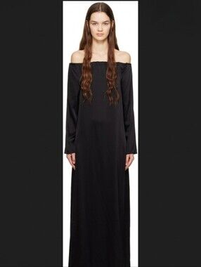 🌸 NWT ESSE STUDIOS COLUMN SILK MAXI GATHERED ENVELOPE DRESS SIZE 6